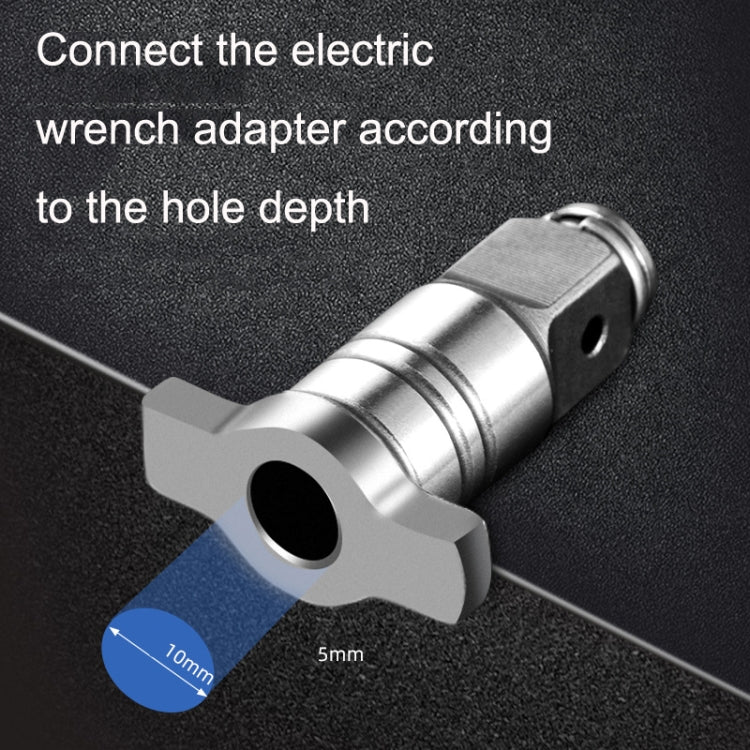 Convertitore chiave elettrica con albero a T quadrato 2 pezzi