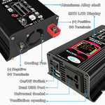 Inverter 12V a 220V/110V con regolatore 30A e pannello 18W