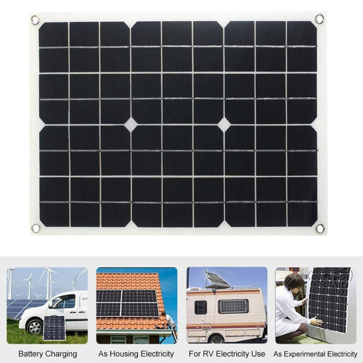 Inverter 12V a 220V/110V con regolatore 30A e pannello 18W