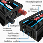 Inverter 300W 12V a 110/220V con controller 30A e pannello 18W