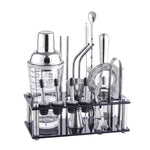 Shaker in vetro 400 ml con set bartending K17-3