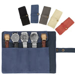 Custodia portatile in tela di nylon per 5 orologi