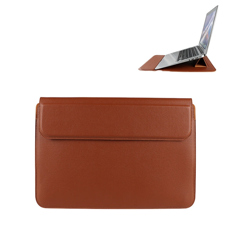 Borsa in pelle PU con supporto per laptop 13-15,4 pollici