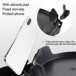 Portabicchieri auto girevole con porta cellulare e slot carte