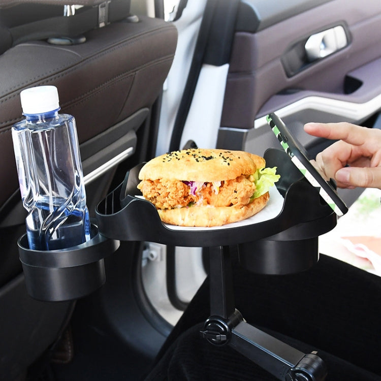 Portabicchieri auto girevole con porta cellulare e slot carte