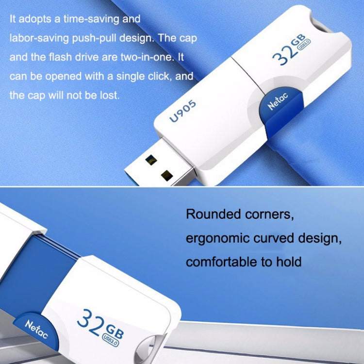 Netac U905 USB 3.0 Flash Drive retrattile 16-256GB