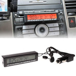 Display LED 4 in 1 temperatura, orologio e tensione auto