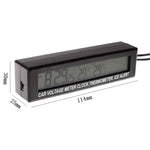 Display LED 4 in 1 temperatura, orologio e tensione auto