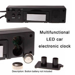 Display LED 4 in 1 temperatura, orologio e tensione auto