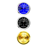 Ornamento termometro auto in metallo con luce notturna