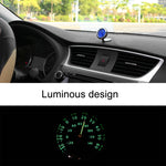 Ornamento termometro auto in metallo con luce notturna