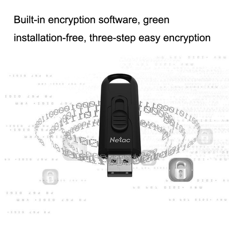 Unità flash USB Netac U309 crittografata USB 3.0 16-512GB