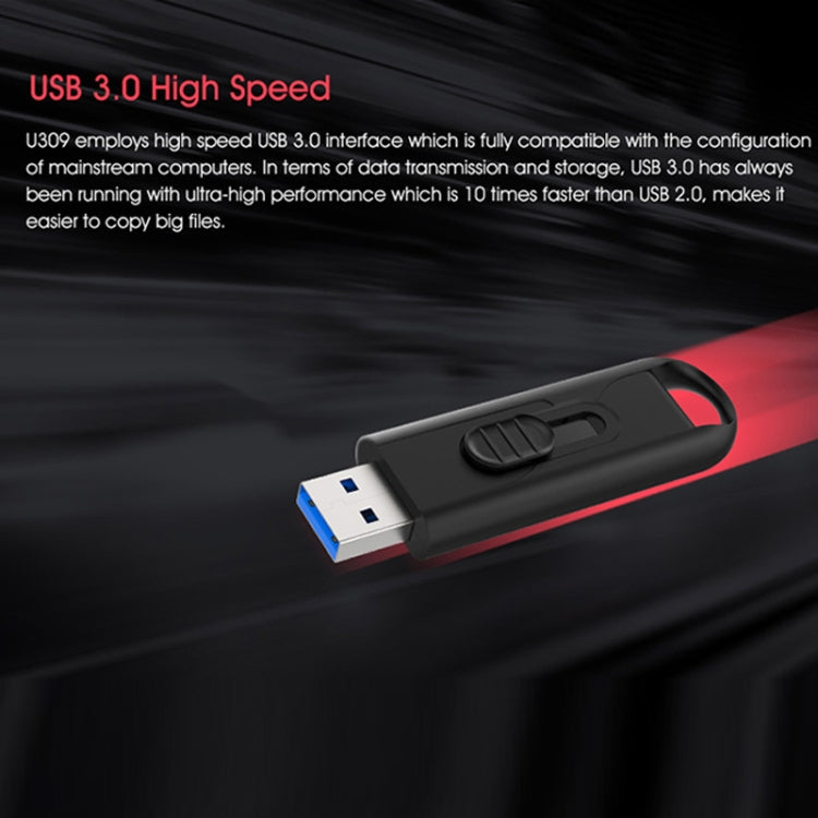 Unità flash USB Netac U309 crittografata USB 3.0 16-512GB