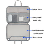 Borsa per laptop in pelle PU con apertura completa 15-17"