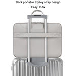 Borsa per laptop in pelle PU con apertura completa 15-17"