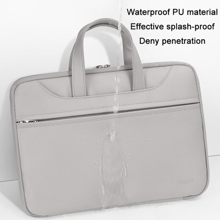 Borsa per laptop in pelle PU con apertura completa 15-17"