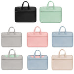 Borsa per laptop in pelle PU con apertura completa 15-17"