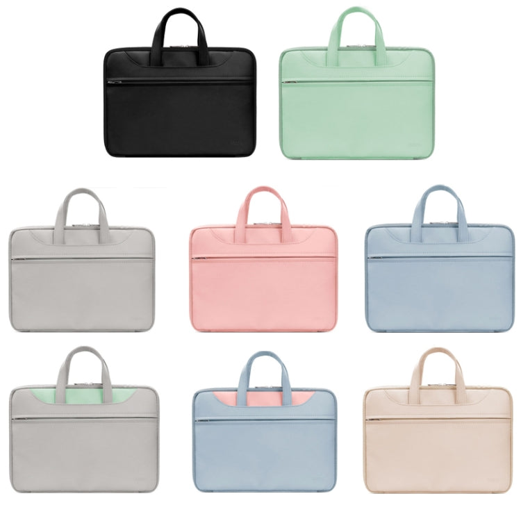 Borsa per laptop in pelle PU con apertura completa 15-17"