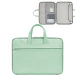 Borsa per laptop in pelle PU con apertura completa 15-17"