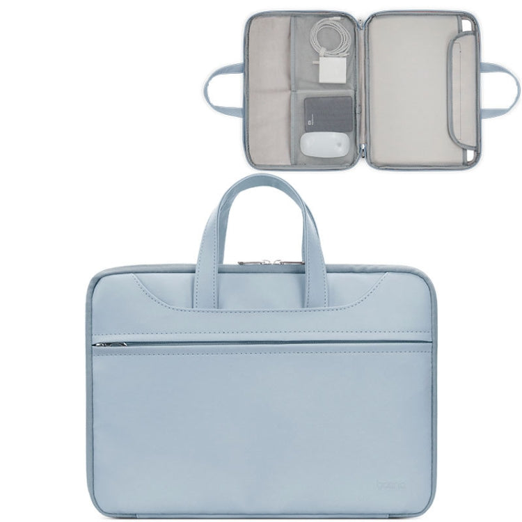 Borsa per laptop in pelle PU con apertura completa 15-17"