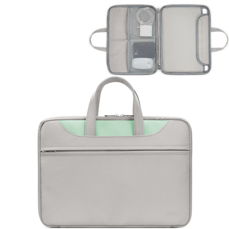 Borsa per laptop in pelle PU con apertura completa 15-17"