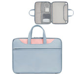 Borsa per laptop in pelle PU con apertura completa 15-17"