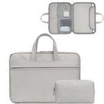 Borsa per laptop in pelle PU con apertura completa 15-17"