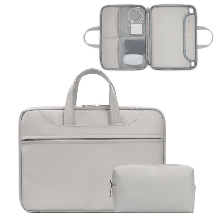 Borsa per laptop in pelle PU con apertura completa 15-17"
