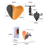 Poggiatesta auto Memory Foam con supporto per smartphone