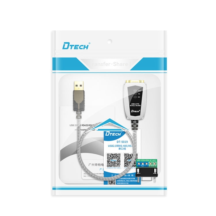 Adattatore USB a RS485/422 DTECH DT-5119 0,5 m