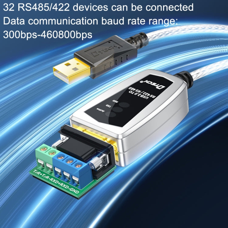 Adattatore USB a RS485/422 DTECH DT-5119 0,5 m