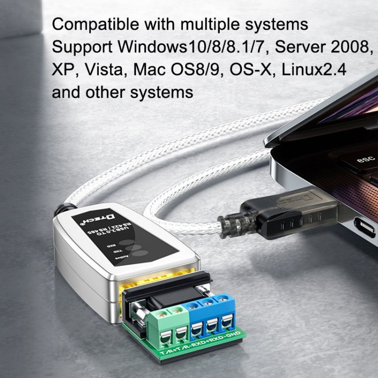 Adattatore USB a RS485/422 DTECH DT-5119 0,5 m