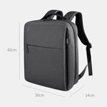 Borsa per laptop SJ08 Business grande capacità grigio