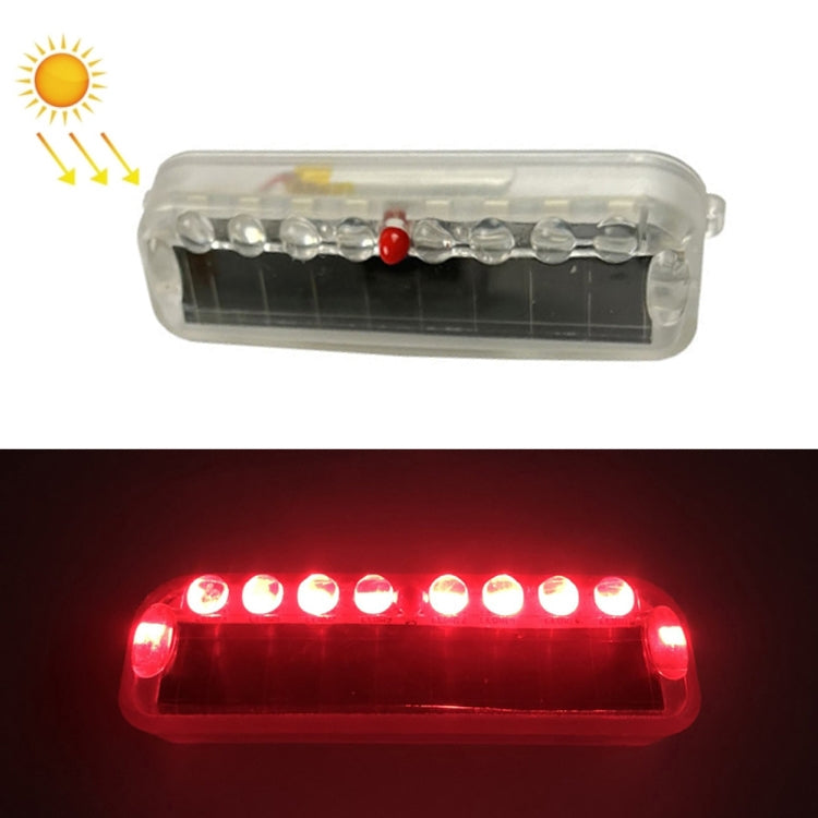Lampada stroboscopica solare LED per auto e moto