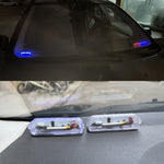 Lampada stroboscopica solare LED per auto e moto