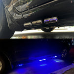 Lampada stroboscopica solare LED per auto e moto
