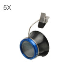 Lente d'ingrandimento clip 5X 10X 20X per occhiali