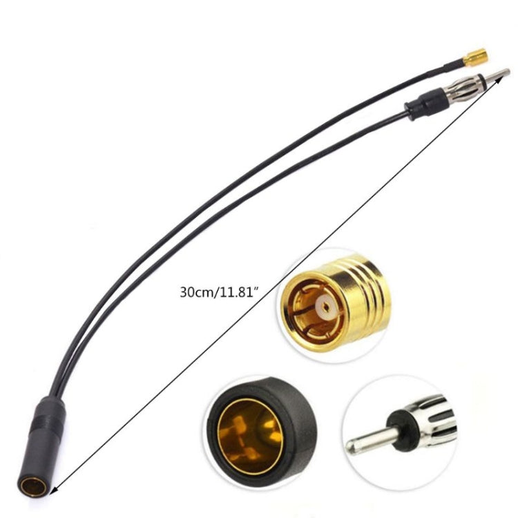 Cavo adattatore antenna DAB+ FM universale per auto 30 cm