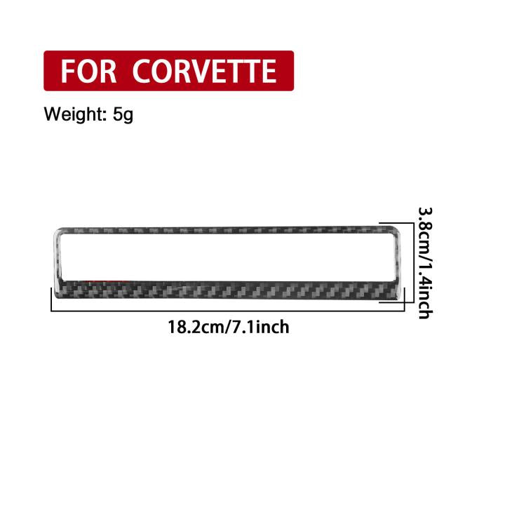 Adesivo cornice interruttore spia Chevrolet Corvette C8
