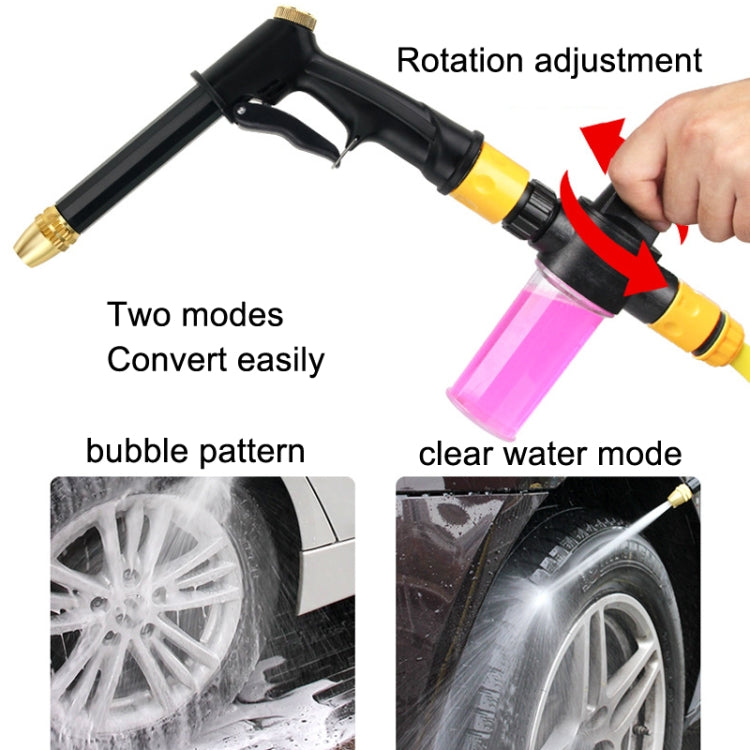 Irrigatore telescopico per tubo flessibile con ugello 360°