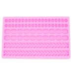 Stampo in silicone per torta fondente intrecciato 20x12,5 cm