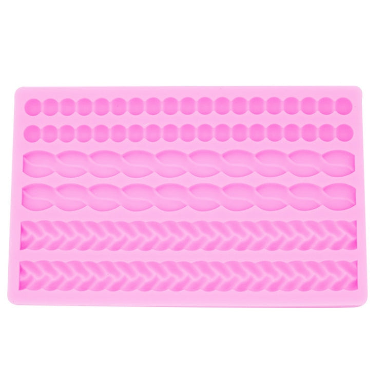 Stampo in silicone per torta fondente intrecciato 20x12,5 cm