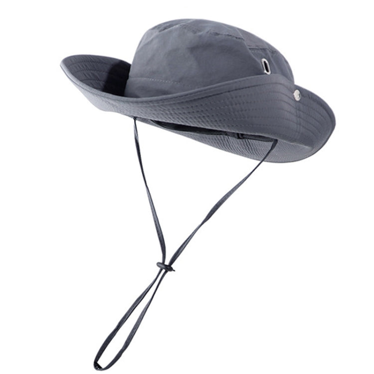 Cappello da pescatore traspirante con coulisse regolabile