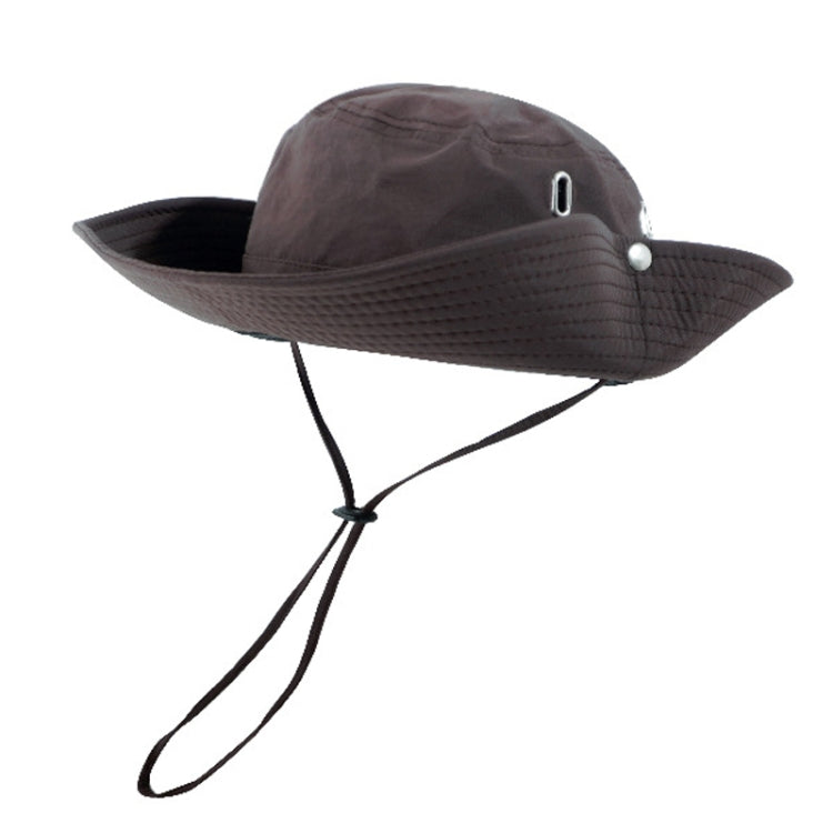 Cappello da pescatore traspirante con coulisse regolabile