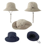 Cappello da pescatore traspirante con coulisse regolabile