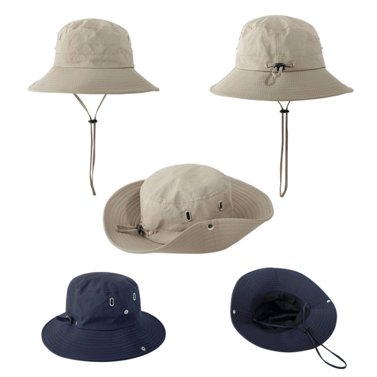 Cappello da pescatore traspirante con coulisse regolabile