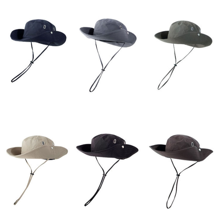 Cappello da pescatore traspirante con coulisse regolabile