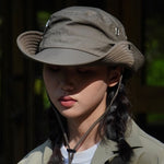 Cappello da pescatore traspirante con coulisse regolabile