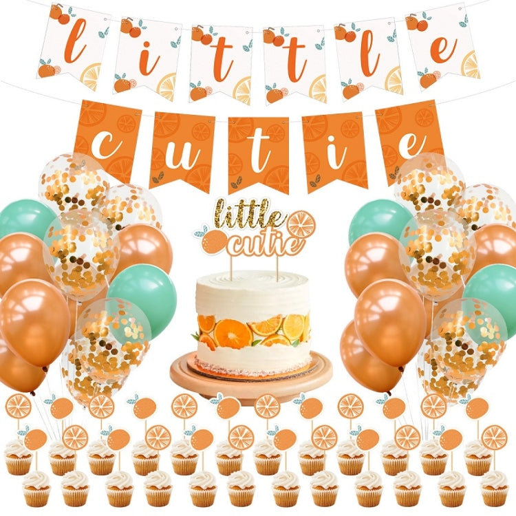 Decorazione festa compleanno bambini tema agrumi