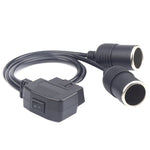 Cavo alimentazione auto accendisigari OBD 50-60 cm